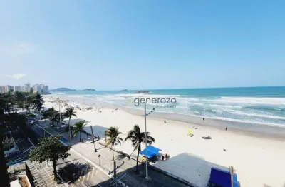 Apartamento a venda na praia  das pitangueiras, frente ao mar, 03 dormitórios com 02 vagas e lazer no prédio