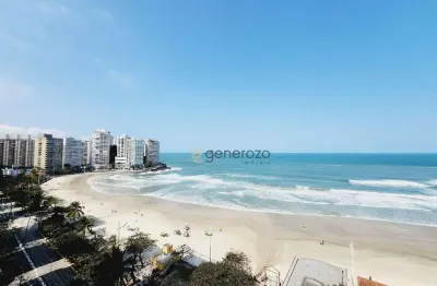 Apartamento a venda na praia das pitangueiras, frente ao mar, 04 dormitórios, com 01 vaga de garagem