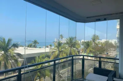 Apartamento frente à praia das pitangueiras, 03 suítes, 02 vagas, lazer