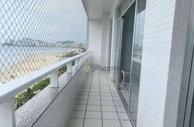 Apartamento frente à praia, 04 dormitórios, 01 vaga, pitangueiras