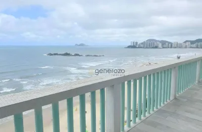 Apartamento frente à praia, 03 dormitórios, 01 vaga, pitangueiras