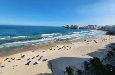 Apartamento a venda na praia das pitangueiras, frente ao mar, 02 dormitórios, com vaga de garagem