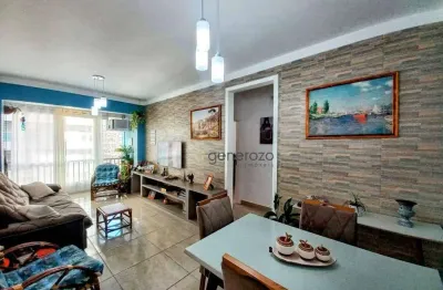 Apartamento com 2 dormitórios à venda, 90 m² por r$ 560.000 - pitangueiras - guarujá/sp