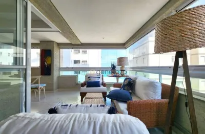 Apartamento a venda na praia das astúrias, 03 suítes, varanda gourmet, 02 vagas de garagem
