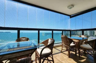 Apartamento a venda na praia das astúrias, frente ao mar, 03 dormitórios, 02 vagas e lazer