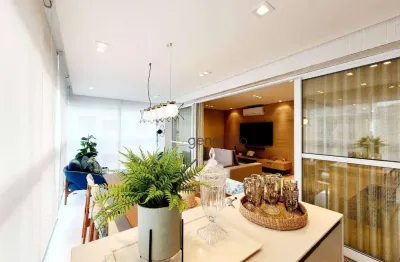 Apartamento a venda na praia das pitangueiras, varanda gourmet, 03 dormitórios, 02 vagas de garagem