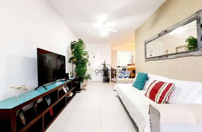 Apartamento a venda na praia das astúrias, vista para o mar, 02 dormitórios, com garagem e lazer