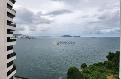Cobertura a venda na praia das astúrias, com linda vista para o mar, 03 suítes, com 03 vagas de garagem e lazer