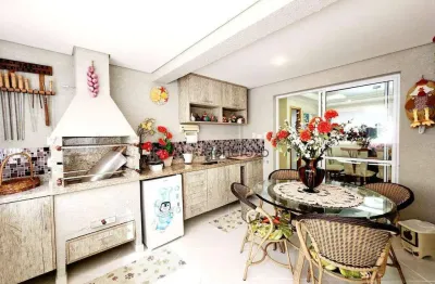 Apartamento a venda na praia das astúrias, varanda gourmet, 03 dormitórios, com 02 vagas e lazer