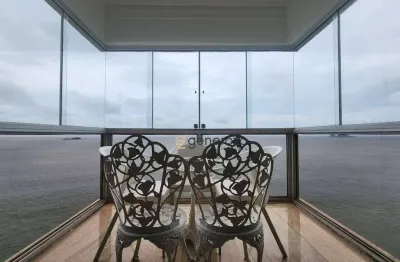 Apartamento a vend ana praia das pitangueiras, frente ao mar, 03 dormitórios, com garagem