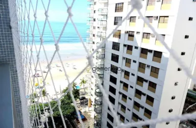 Apartamento para locação temporada, pitangueiras, na quadra da praia, 02 dormitórios, 01 vaga de garagem