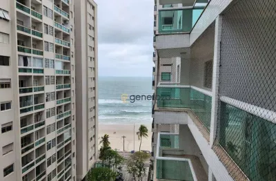 Apartamento a venda na praia das pitangueiras, na quadra da praia, 03 dormitórios, com vista para o mar