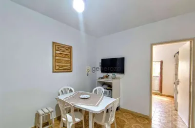 Apartamento a venda na praia das pitangueiras, na quadra da praia, 01 dormitório