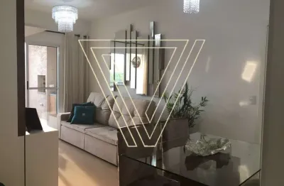 Apartamento mobiliado com varanda gourmet 2 dormitórios (1 suíte) 1 vaga coberta - condomínio flex ii jundiaí - ap6819