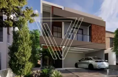Casa em construção área gourmet, 3 suítes - condomínio terras de gênova - cac7685