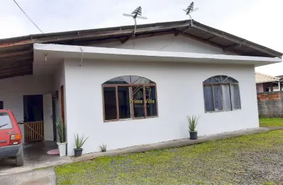 Casa escriturada com 2 dormitórios no bairro morro do meio – joinville - santa catarina