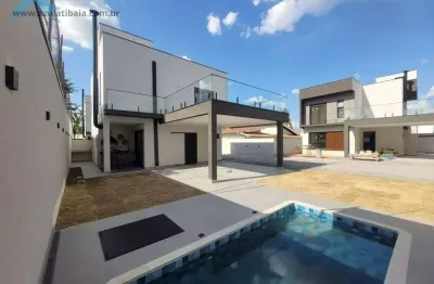 Sobrado moderno em condomínio na nova gardênia, atibaia.