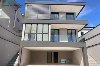 Casa nova de luxo no condomínio arco-íris em atibaia