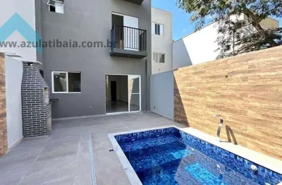 Sobrado moderno com 2 suítes, bairro são felipe, atibaia