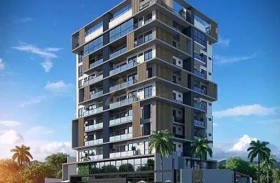 Cobertura a venda: 4 suítes, 3 vagas de garagem, área de lazer no privilege brava - praia brava - itajaí / sc