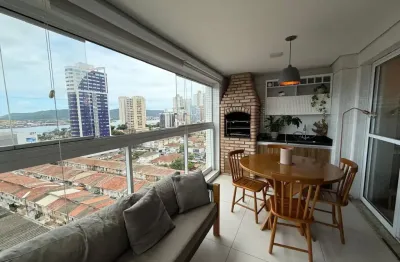 Residencial porto cidade, vista mar,3 dormitórios,2 suítes,2 vagas, ponta da praia,santos/sp