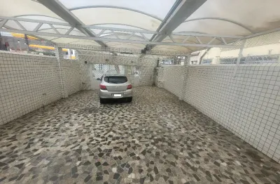 Sobrado isolado, 6 vagas de garagem, 4 dormitórios, churrasqueira, embaré, santos/sp