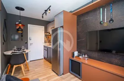 Apartamento com 1 quarto à venda na rua brigadeiro franco, 552, mercês, curitiba, 26 m2 por r$ 489.900