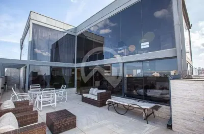 Apartamento cobertura triplex no bairro batel em curitiba.