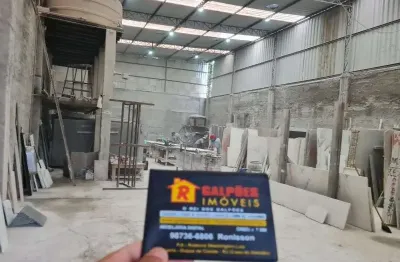 Barracão / galpão / depósito com 3 salas para alugar na rua c, 33, parque eldorado, duque de caxias por r$ 5.500