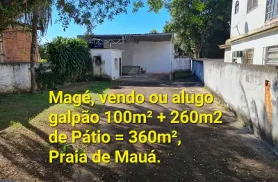 Barracão / galpão / depósito com 2 salas à venda na rua vitória helena, praia de mauá, magé por r$ 220.000