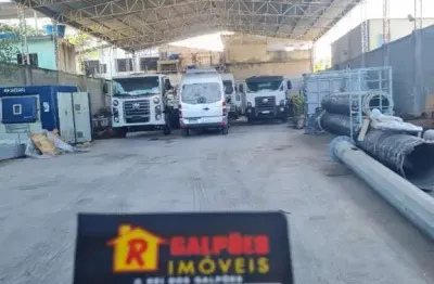 Barracão / galpão / depósito à venda na avenida adolfo fichmam, campos elíseos, duque de caxias por r$ 1.200.000