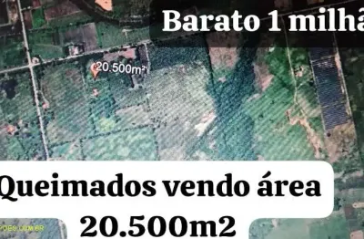 Terreno à venda na rodovia presidente dutra, campo alegre, queimados por r$ 1.025.000