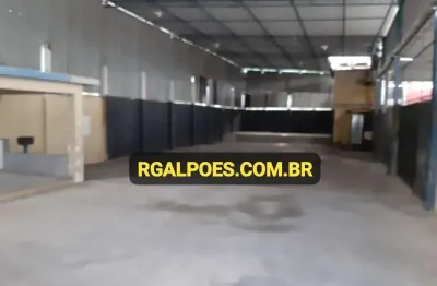 Barracão / galpão / depósito com 2 salas para alugar na avenida demétrio ribeiro, jardim primavera, duque de caxias por r$ 6.500