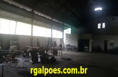 Barracão / galpão / depósito com 2 salas para alugar na rua belo horizonte, 321, parque santa amélia, belford roxo por r$ 12.000