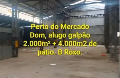 Barracão / galpão / depósito com 2 salas para alugar na rua belo horizonte, 344, parque santa amélia, belford roxo por r$ 35.000