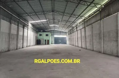 Barracão / galpão / depósito com 2 salas para alugar na avenida almeida garret, 324, figueira, duque de caxias por r$ 8.000