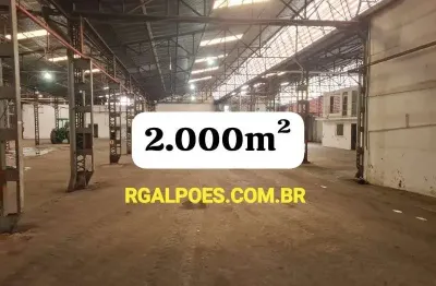 Barracão / galpão / depósito com 2 salas para alugar na avenida joaquim da costa lima, 254, parque santa amélia, belford roxo por r$ 20.000