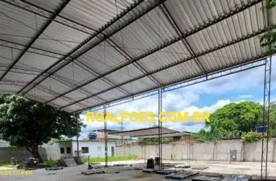 Barracão / galpão / depósito com 2 salas para alugar na avenida são lourenço, 312, parque capivari, duque de caxias por r$ 5.500