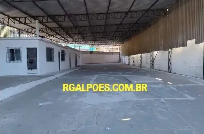 Barracão / galpão / depósito com 2 salas para alugar na automóvel clube, 90, redentor, belford roxo por r$ 6.000