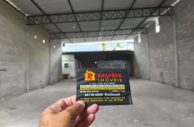 Barracão / galpão / depósito com 2 salas para alugar na rua c, 233, jardim anhangá, duque de caxias por r$ 4.500