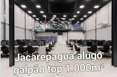 Barracão / galpão / depósito com 2 salas para alugar na estrada dos bandeirantes, 43, jacarepaguá, rio de janeiro por r$ 30.000