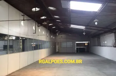 Barracão / galpão / depósito com 2 salas para alugar na avenida pelotas, 512, sarapuí, duque de caxias por r$ 14.000