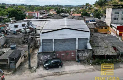 Galpão para alugar, 290 m² por r$ 8.000/mês - arsenal - são gonçalo/rj