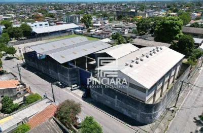 Galpão de 2.640m² com 2 galpões e um prédio de 3 andares  para alugar por r$18.000 + taxas - laranjal - são gonçalo/rj