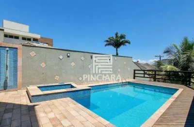Casa no aruã de 450m² com 4 quartos, sendo 3 suítes à venda por r$2.490.000 - charitas - niterói/rj