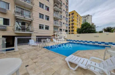 Apartamento no chateau du soleil, 70m² com 2 quartos - para alugar por r$3.000 + taxas - santa rosa - niterói/rj