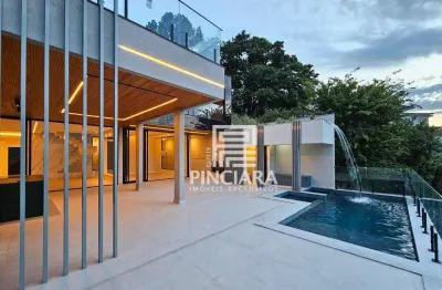 Casa moderna de 485 m² com 4 quartos (3 suítes) no condomínio aruã - à venda  por r$ 5.700.000 - charitas, niterói/rj