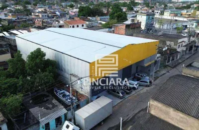 Galpão para alugar, 600 m² por r$ 11.900/mês + taxas  - rocha - são gonçalo/rj