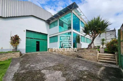Galpão de 2.160 m² em terreno de 4.700 m² por r$ 30.000/mês + taxas - guaxindiba - são gonçalo/rj