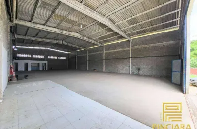 Galpão para alugar, 450 m² por r$ 8.100/mês + taxas - guaxindiba - são gonçalo/rj